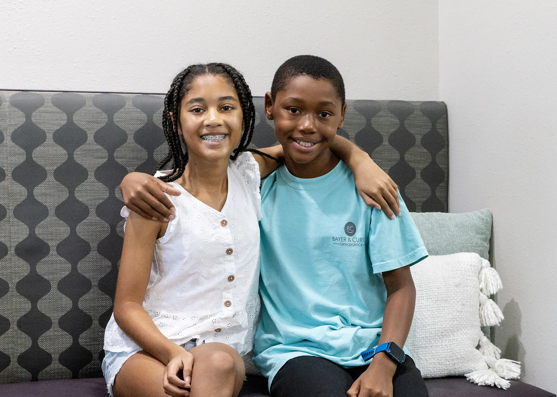 brother and sister early orthodontic treatment